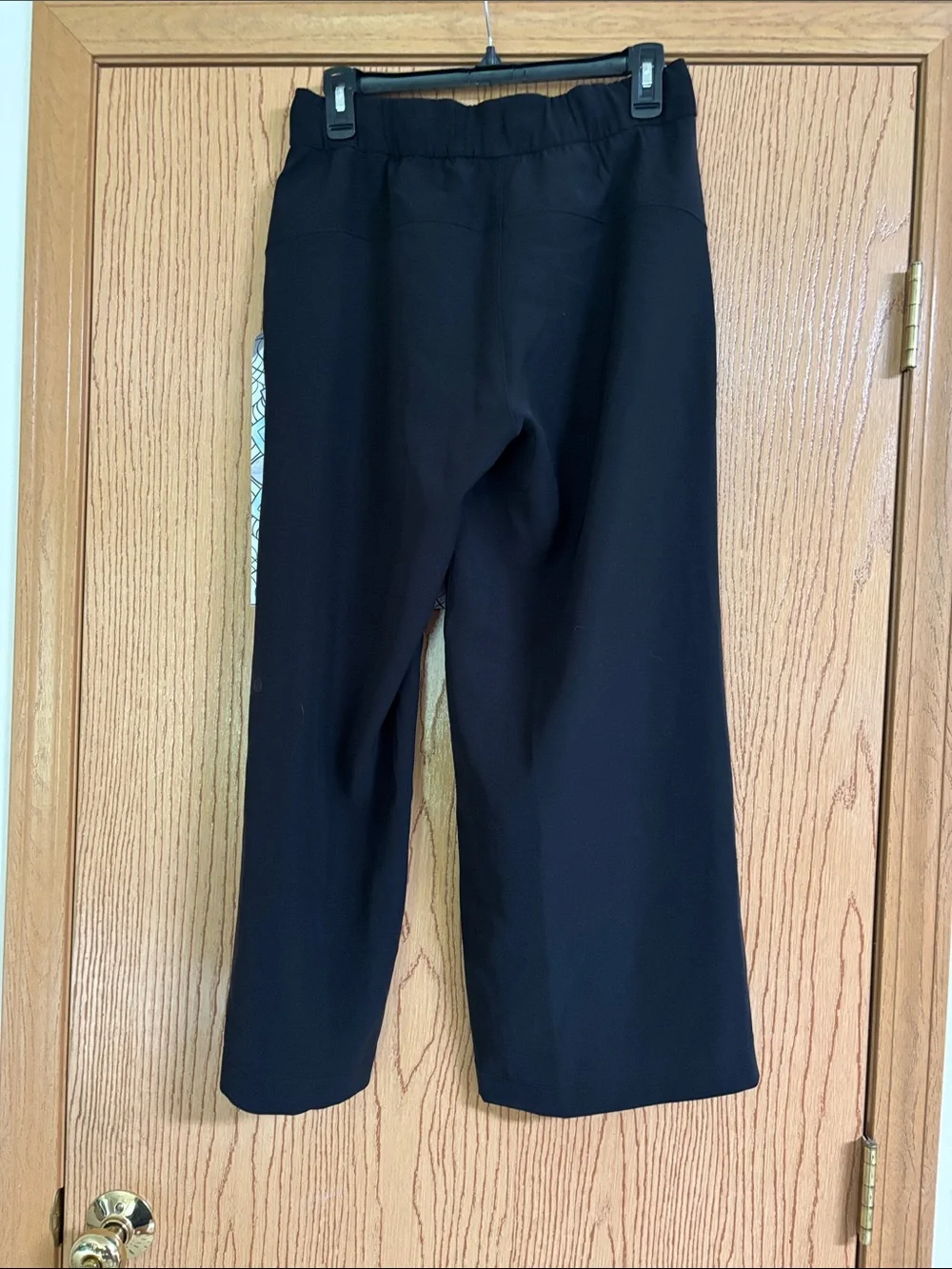 lululemon athletica Black Relaxed Drawstring Crop Track Pants